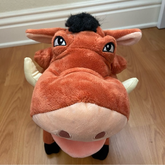 Vintage Disney Store Exclusive Authentic Original Lion King Pumbaa Plush Toy - Picture 6 of 9